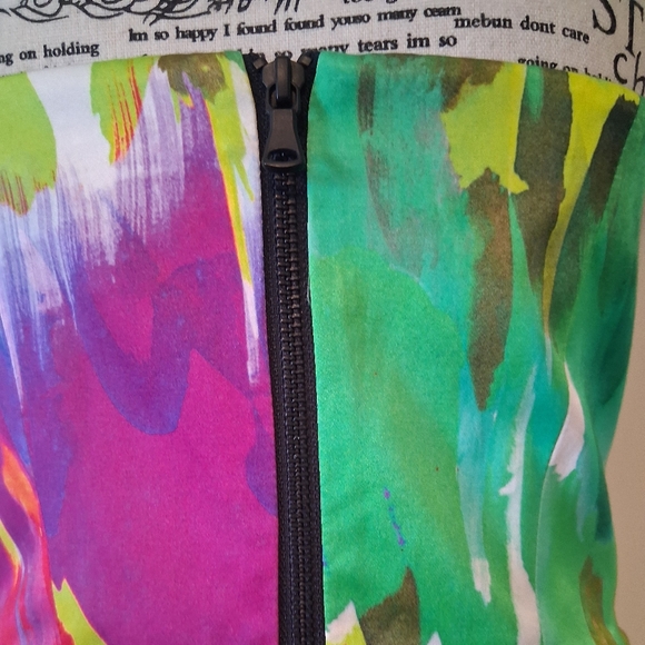 Milly Strapless Multicolor Evening Gown Size 2 - Picture 5 of 9